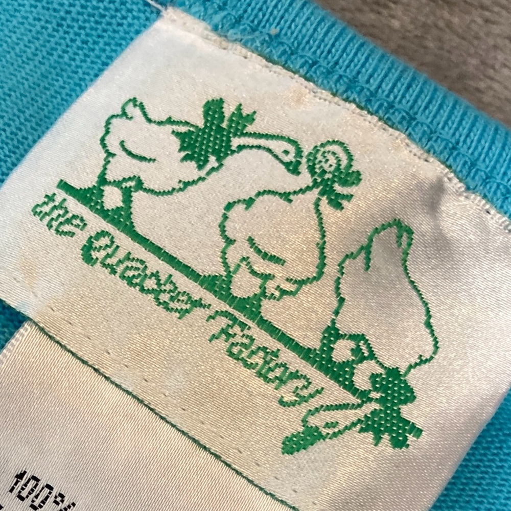 Quacker Factory Turquoise 3/4 Sleeve Tee with Sequin Flamingos - Picture 7 of 15
